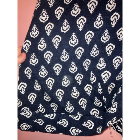 Liz Claiborne navy blue and white comfy top size XXL - Picture 4 of 5